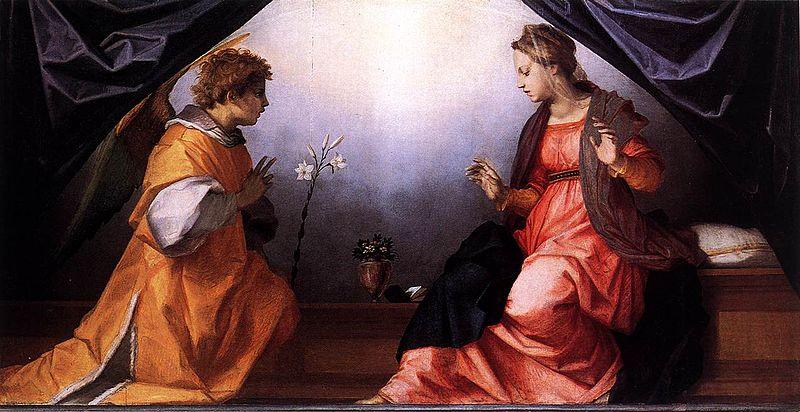 Andrea del Sarto Annunciation Sweden oil painting art